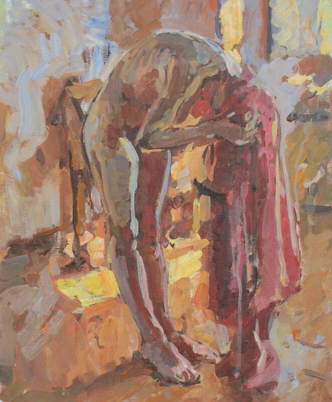 Drying Hair Sketc... by Ben Fenske