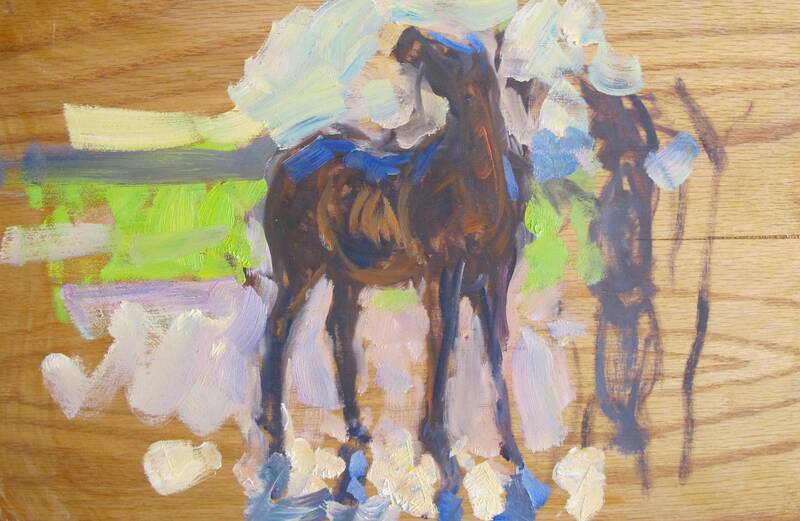 Horse Sketch by Ben Fenske