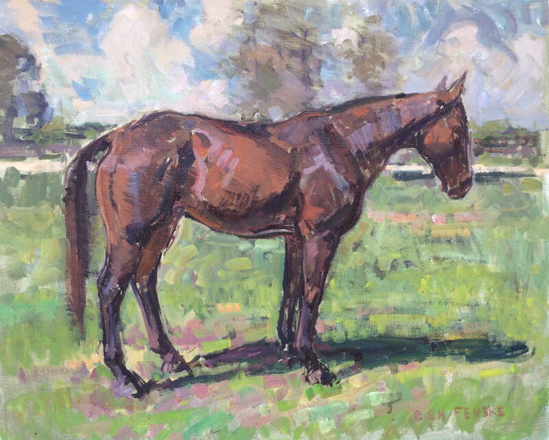 Horse Standing by Ben Fenske
