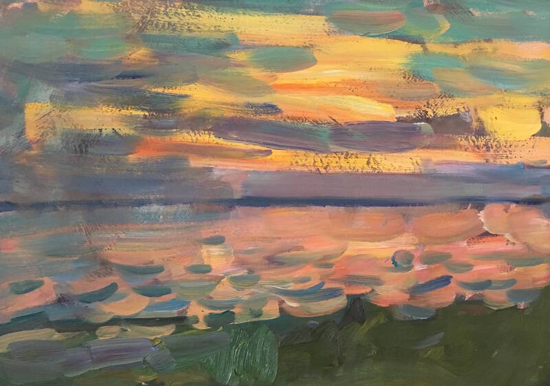 Long Beach Sketch by Ben Fenske