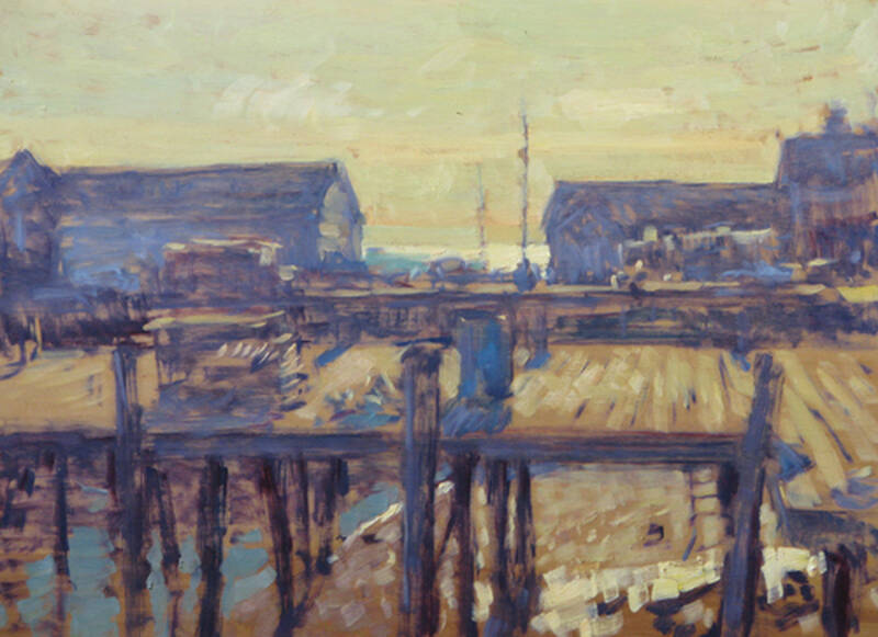 Maine Dock by Ben Fenske