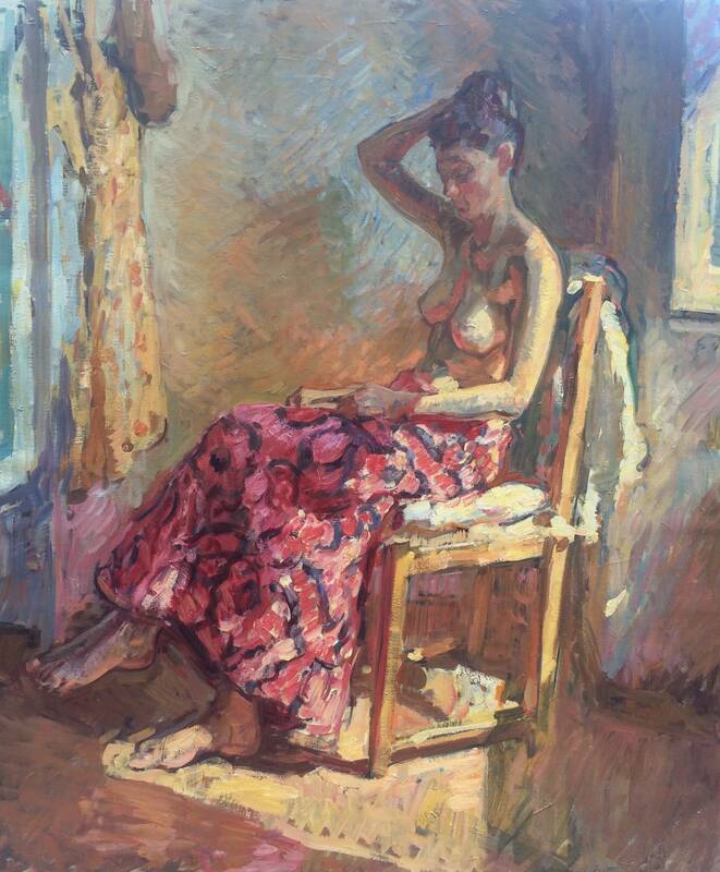 Pink Skirt by Ben Fenske