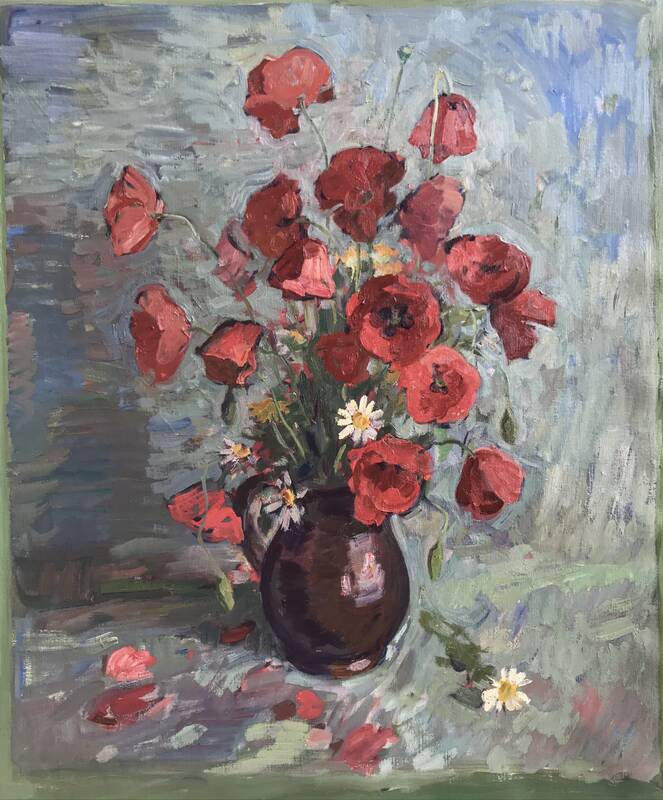 Poppies, Blue and... by Ben Fenske