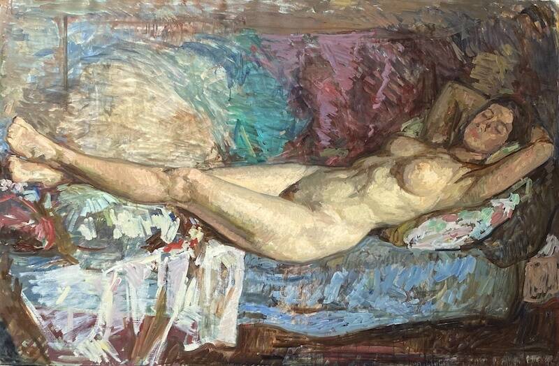 Reclining Nude, J... by Ben Fenske