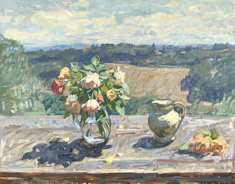 Roses, Sunlight by Ben Fenske