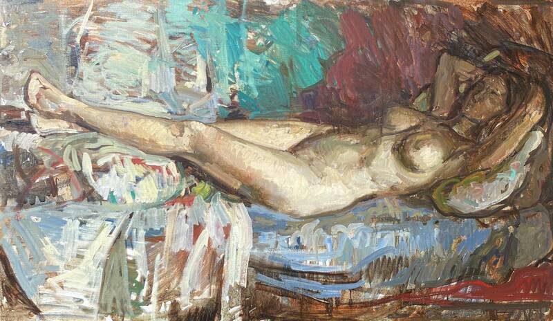 Sketch for Reclin... by Ben Fenske