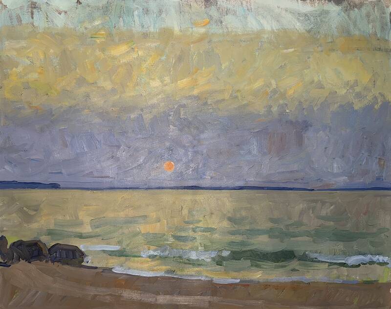 Sunset with Laven... by Ben Fenske