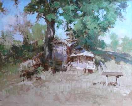 Oak in Sun by Ben Fenske