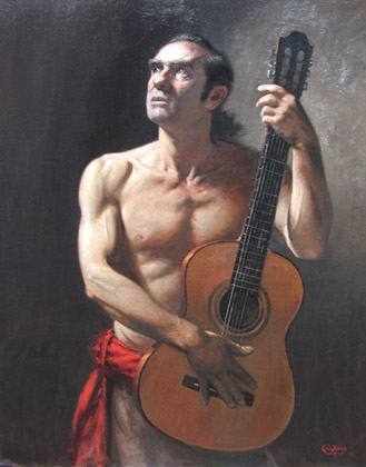 Man With Guitar by 