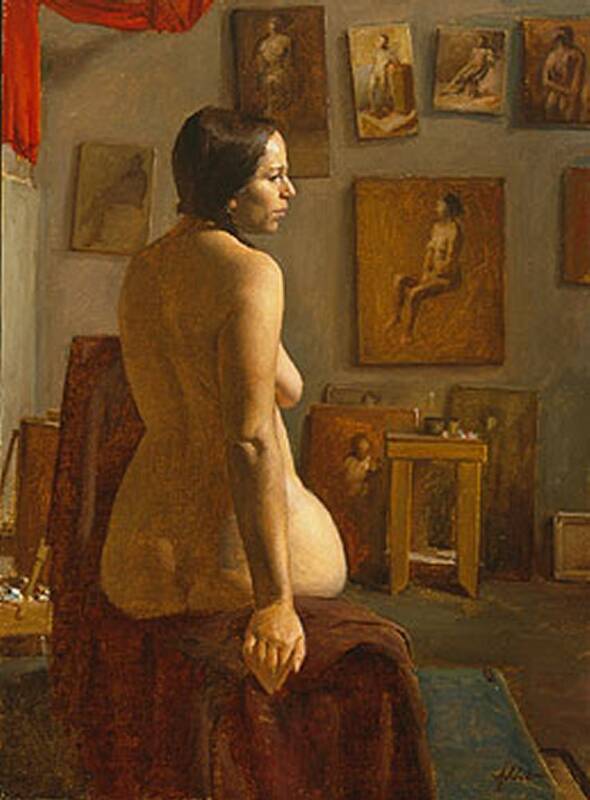 Studio with Nude by 