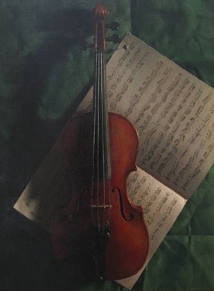Violin and Music by 
