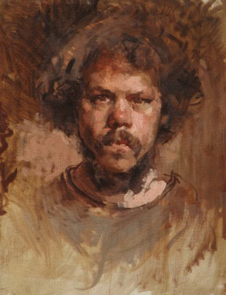 Self Portrait Hea... by Ben Fenske