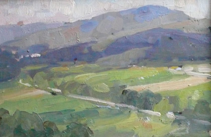 Umbrian Valley Sk... by Ben Fenske