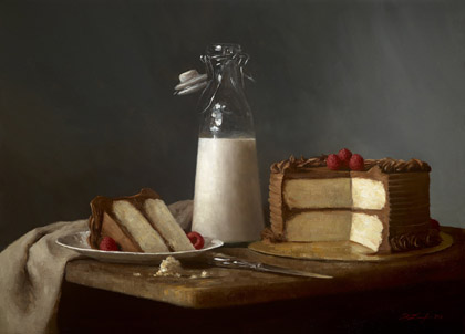 Chocolate Cake an... by Sarah Lamb