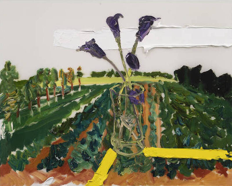 Calla Lily on Yel... by Darius Yektai