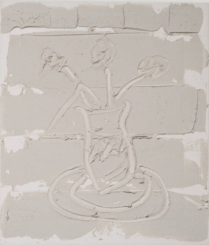 Cement Icon Vase by Darius Yektai