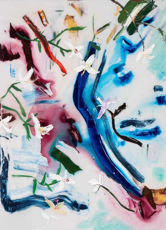 Falling Lilies wi... by Darius Yektai