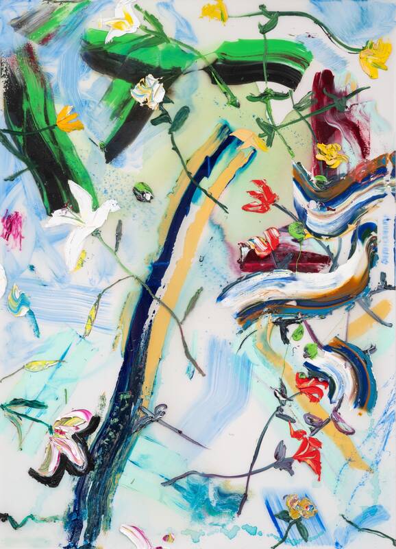 Falling Lily Rose by Darius Yektai