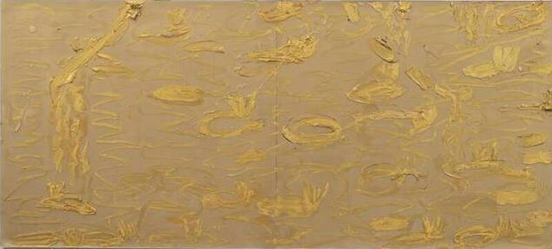 Gold Resin Lilies by Darius Yektai