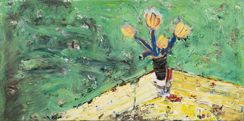 Large Tulips Yell... by Darius Yektai