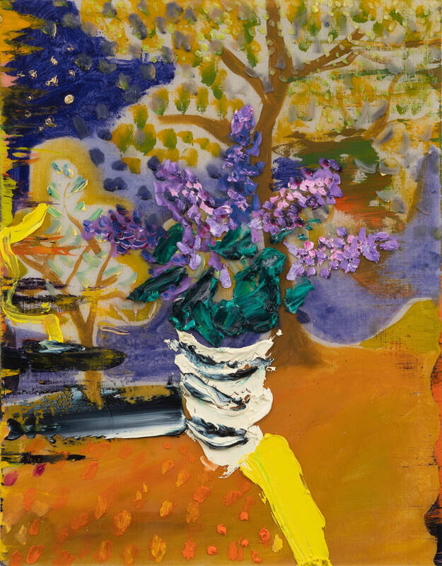 Lilacs in Vase by Darius Yektai