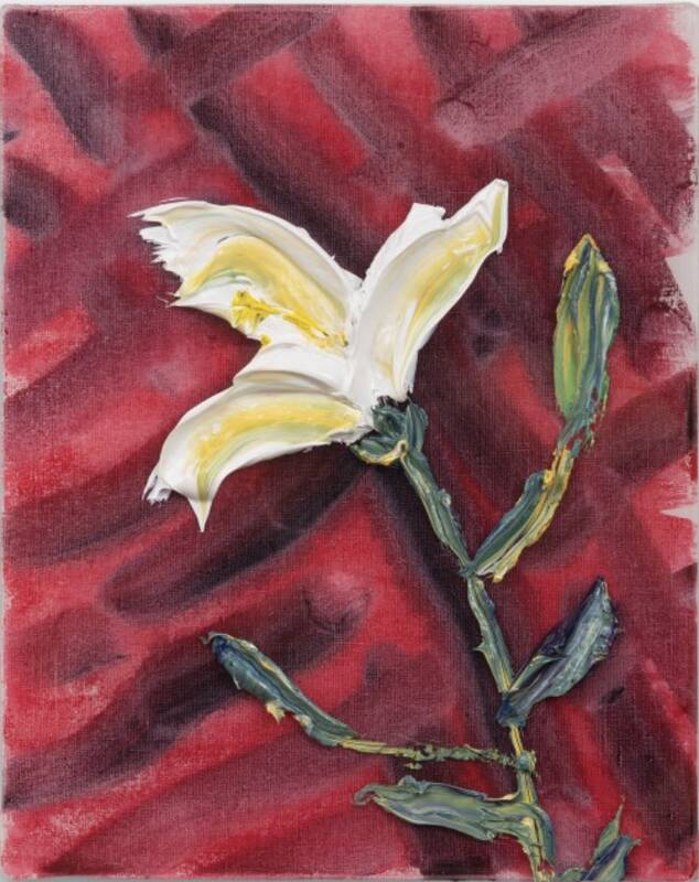 One Lily Abstract by Darius Yektai