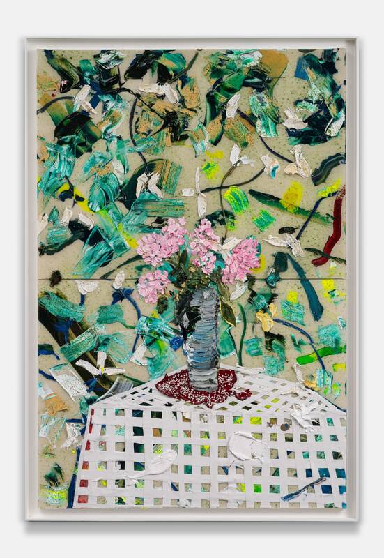 Pink Hydrangeas i... by Darius Yektai