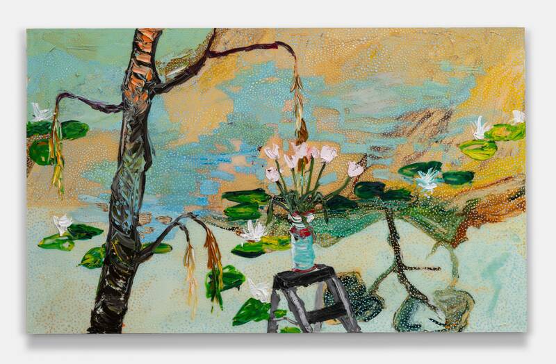 Pink Tulips on Sp... by Darius Yektai