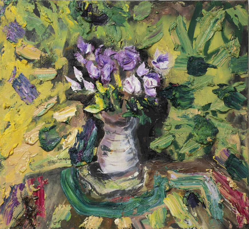 Purple Flowers Pu... by Darius Yektai