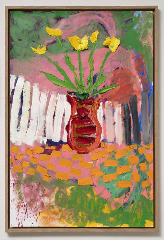 Red Vase by Darius Yektai