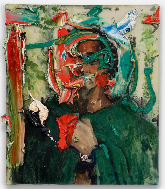 Self Portrait wit... by Darius Yektai