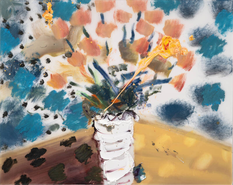 Vase on Table by Darius Yektai