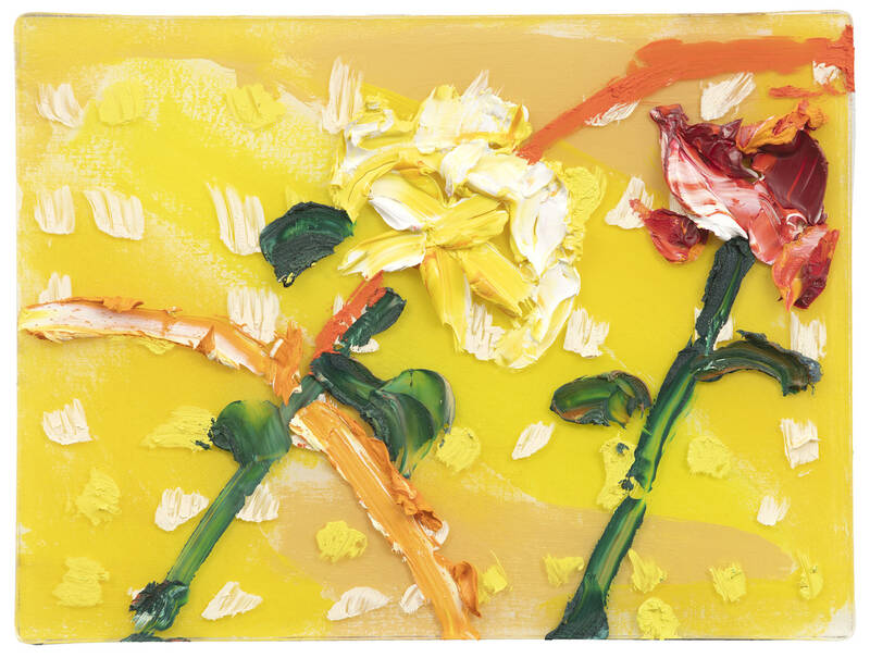 Yellow Flowers by Darius Yektai