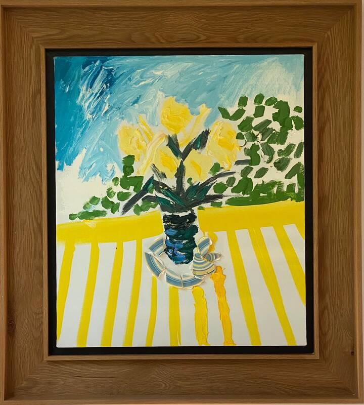 Yellow Tulips on ... by Darius Yektai