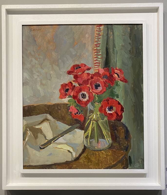 Anemones in Red by Kelly Carmody