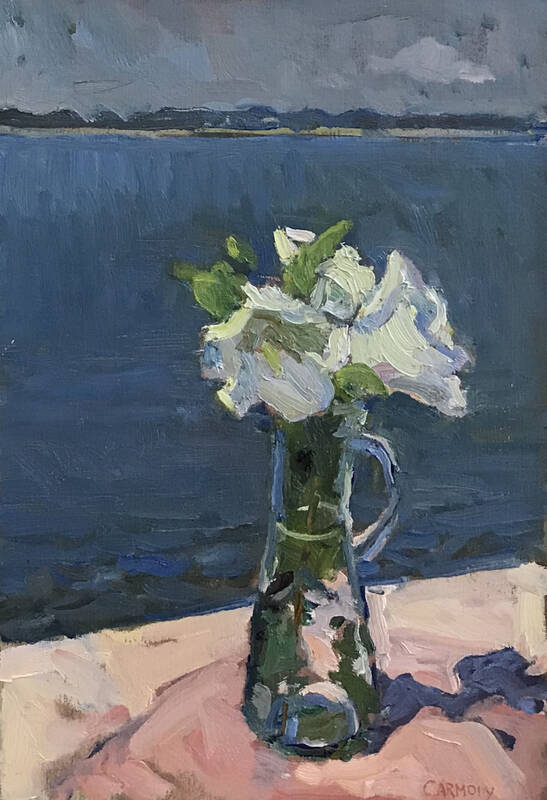 Beach Roses by Kelly Carmody