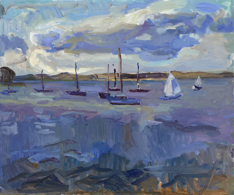 Dering Harbor Aft... by Kelly Carmody