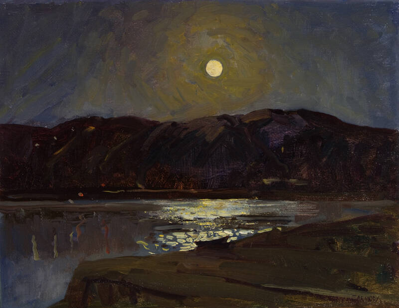 Full Moon Over th... by Kelly Carmody