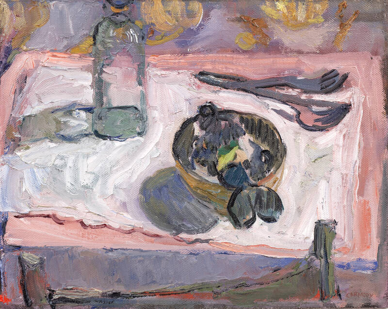 Pink Table by Kelly Carmody