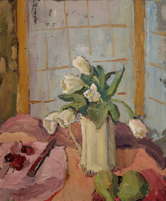 Tulips with Fruit by Kelly Carmody