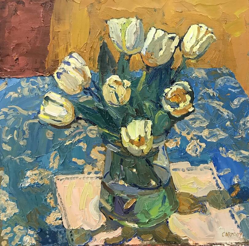 White Tulips by Kelly Carmody