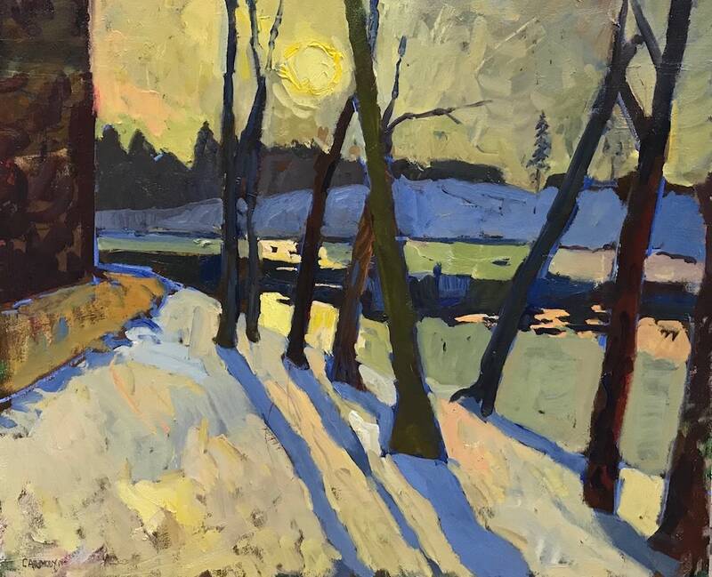 Winter Sunset by Kelly Carmody