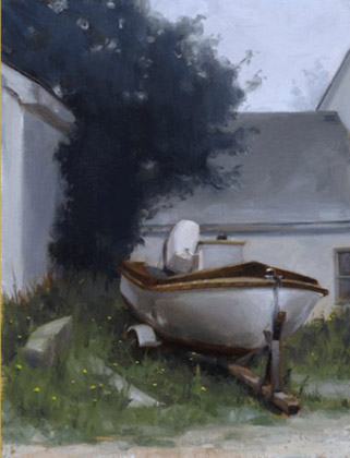 Boat, Deer Isle by Edward Minoff