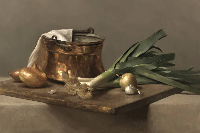 Copper, Leeks and... by Sarah Lamb