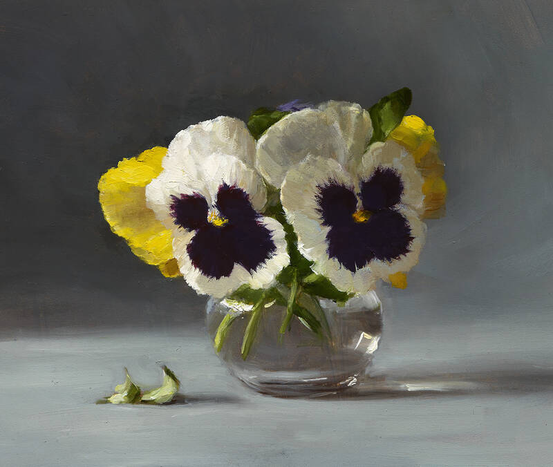Pansies by Sarah Lamb