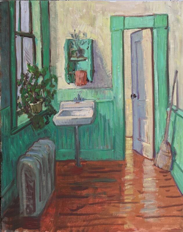 Hallway in Green by Tim McGuire