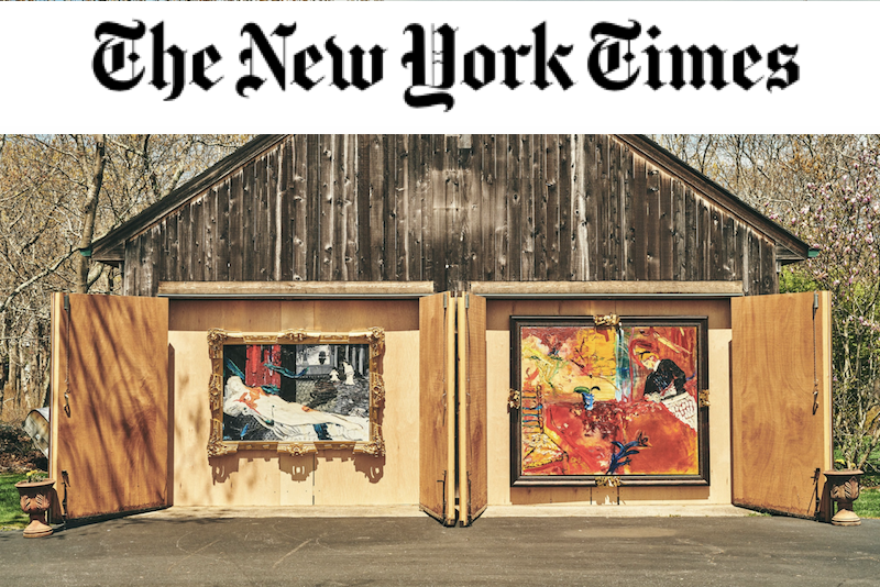 A Drive-By Art Show Turns Lawns and Garages Into Galleries